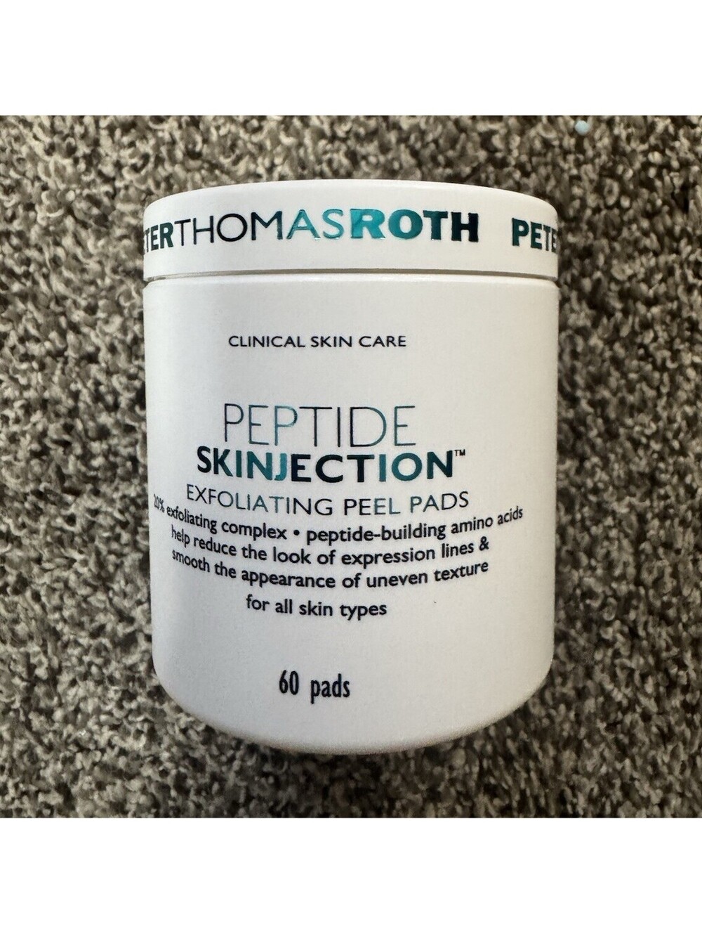 Peter Thomas Roth Peptide Skinjection Exfoliating Peel Pads 60 Count